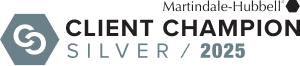Martindale Client Champion Silver Award for Alatsas Law Firm in 2025